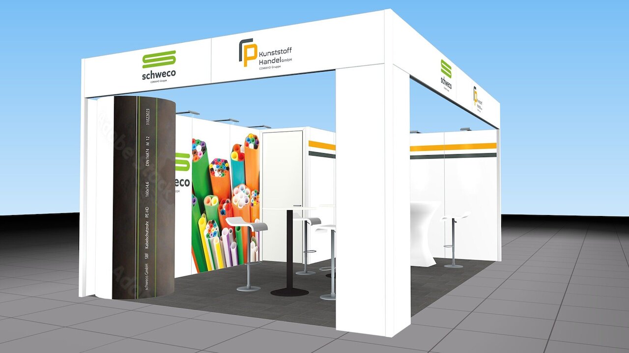 Messewandgestaltung GMOTEC & SCHWECO Image 4